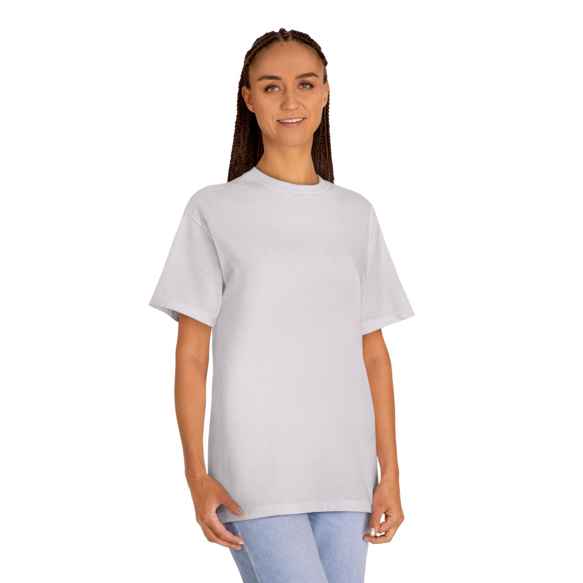 Samurai Graphic Tee — Minimalist Red Helmet Back Print