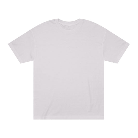 Samurai Graphic Tee — Minimalist Red Helmet Back Print