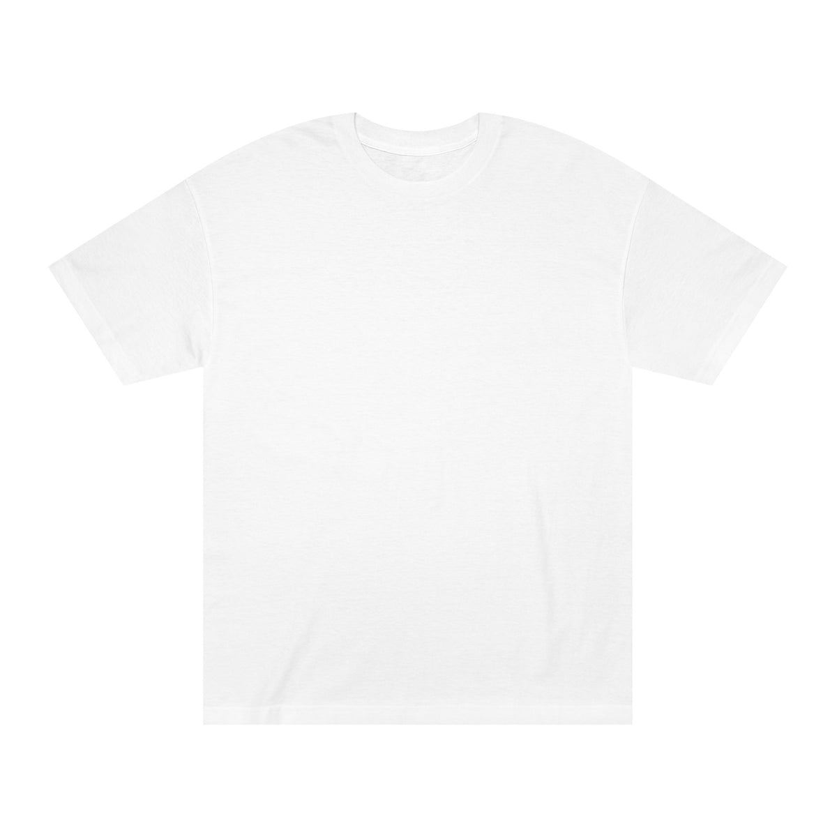 Samurai Graphic Tee — Minimalist Red Helmet Back Print