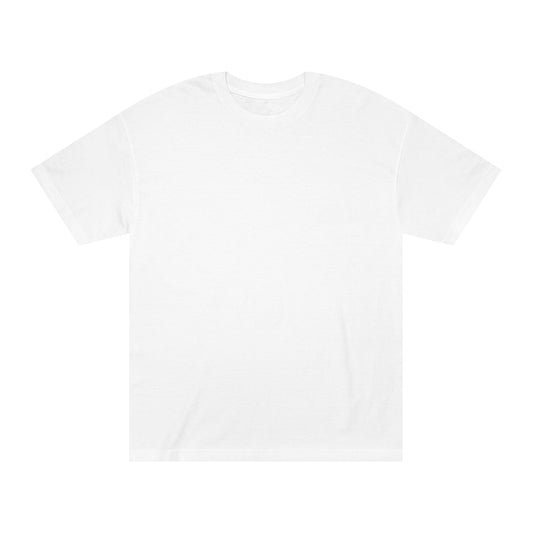 Samurai Graphic Tee — Minimalist Red Helmet Back Print